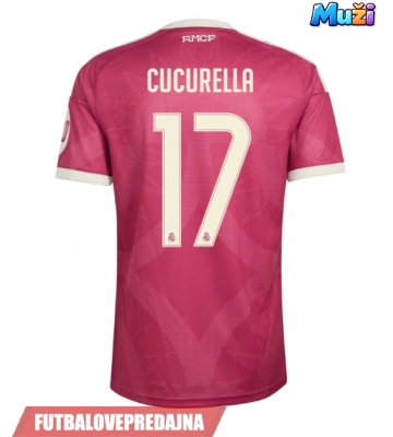 Lacne Muži Futbalové dres Real Madrid Marc Cucurella #17 2026-27 Krátky Rukáv - Tretina